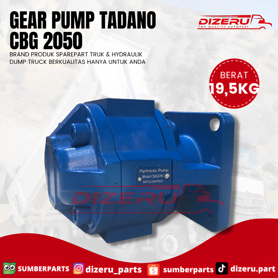Gear Pump Tadano CBG 2050